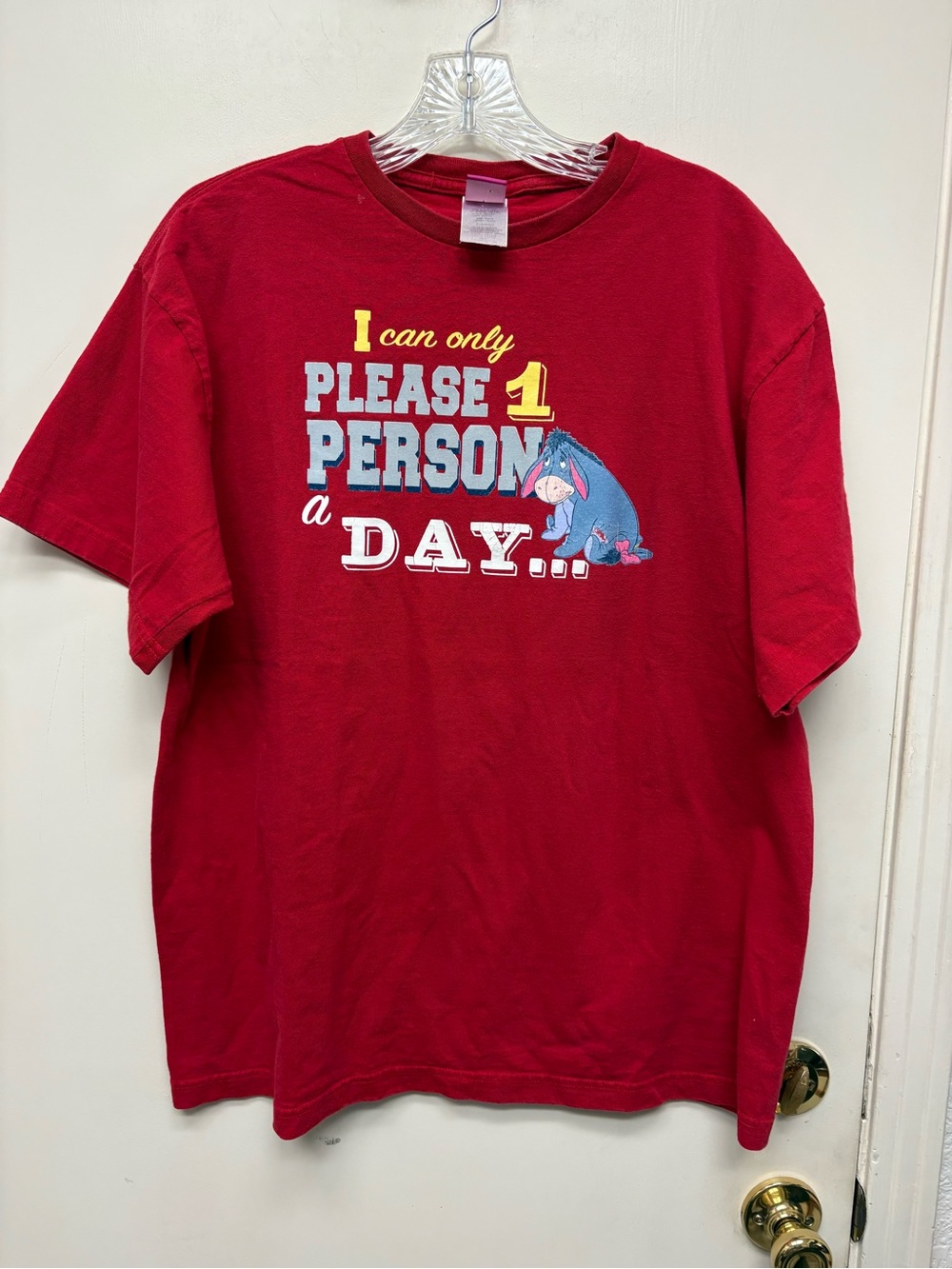 Disney Eeyore Red Graphic Tee
